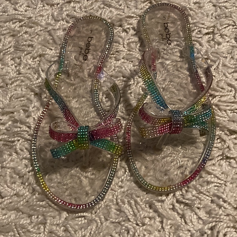 Bebe flip flop sandals